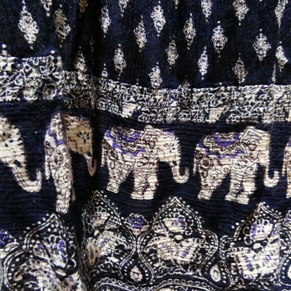 Med Navy Blue Spaghetti Strap Midi Dress - Picture 4 of 6